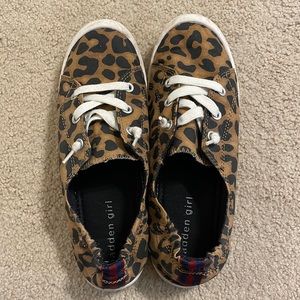 Madden Girl Leopard Print Sneakers